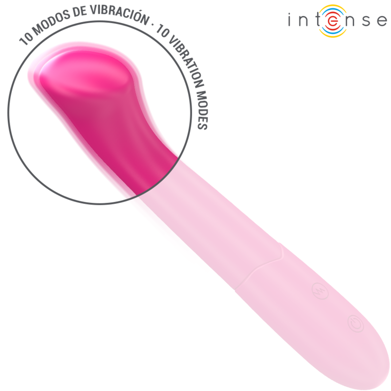 INTENSE - PATY VIBRATORE FLESSIBILE  MODELLO 2 19 CM ROSA