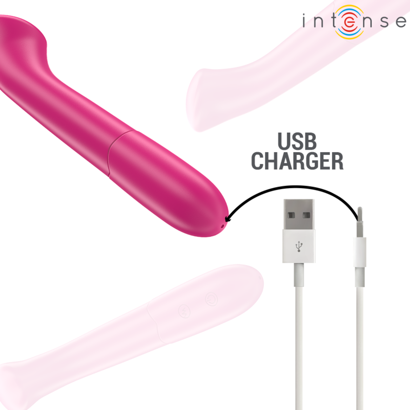 INTENSE - PATY VIBRATORE FLESSIBILE  MODELLO 2 19 CM ROSA