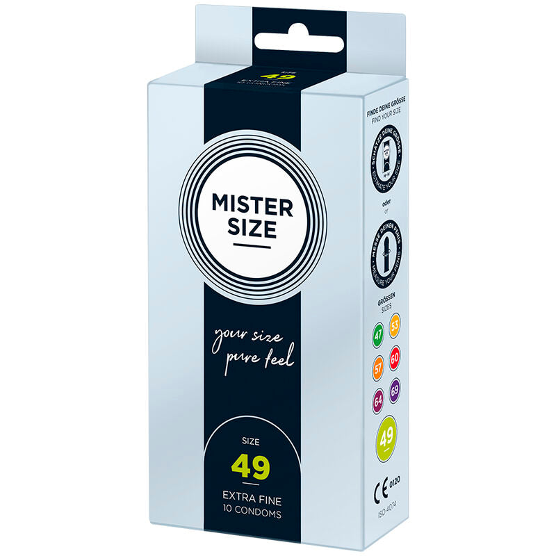 MISTER SIZE - PRESERVATIVI TAGLIA S 49 MM (10 UNITÀ)