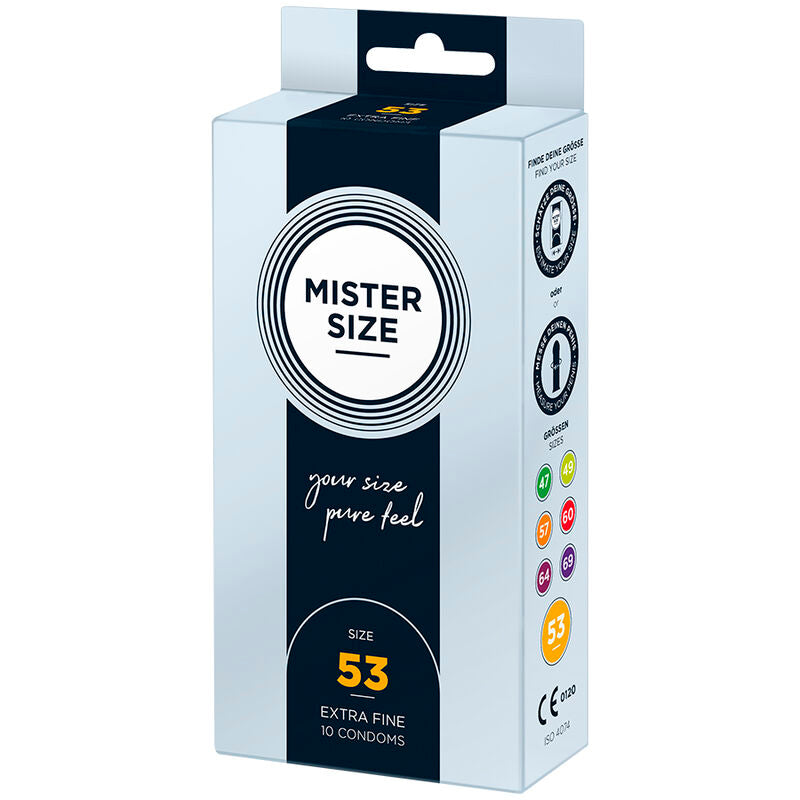 MISTER SIZE - PRESERVATIVI TAGLIA M 53 MM (10 UNITÀ)
