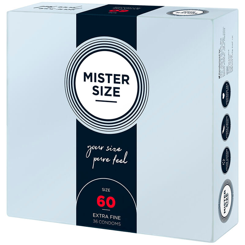 MISTER SIZE - PRESERVATIVI TAGLIA XL 60 MM (36 UNITÀ)