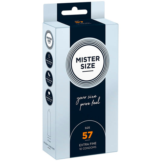 MISTER SIZE - PRESERVATIVI TAGLIA L 57 MM (10 UNITÀ)