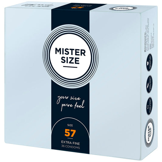 MISTER SIZE - PRESERVATIVI TAGLIA L 57 MM (36 UNITÀ)