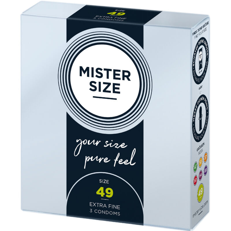 MISTER SIZE - PRESERVATIVI TAGLIA S 49 MM (3 UNITÀ)