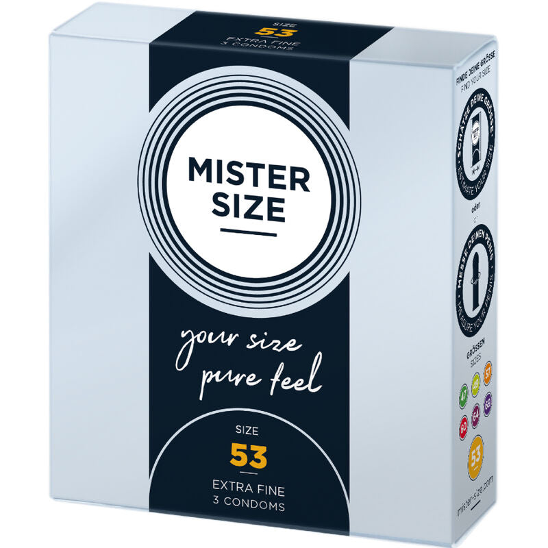 MISTER SIZE - PRESERVATIVI TAGLIA M 53 MM (3 UNITÀ)