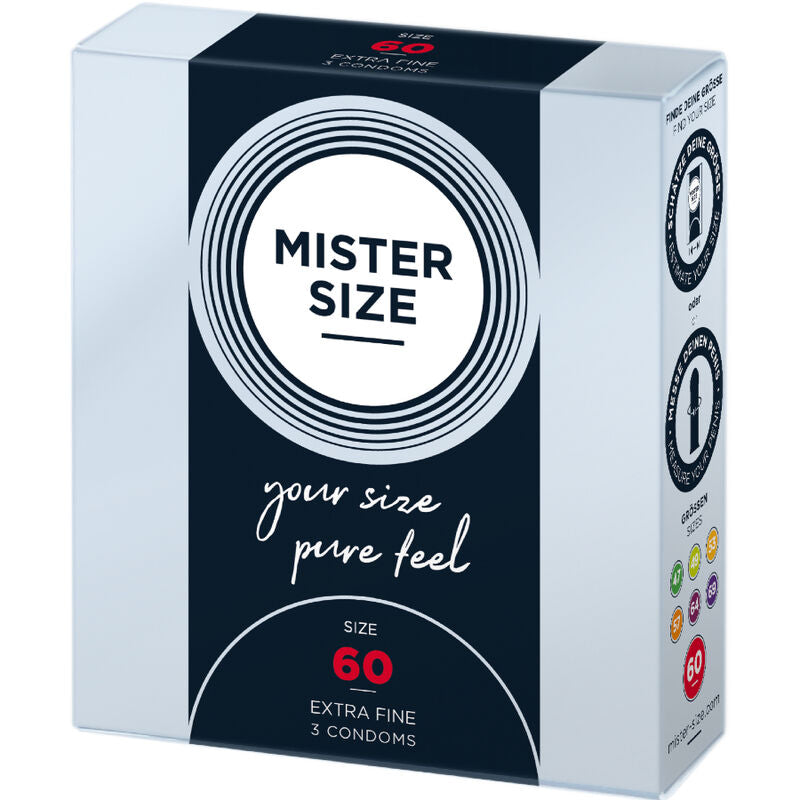 MISTER SIZE - PRESERVATIVI TAGLIA XL 60 MM (3 UNITÀ)