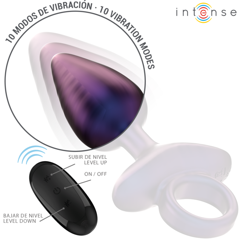 INTENSE - MICHAEL PLUG ANALE VIBRANTE MODELLO 2 CON TELECOMANDO