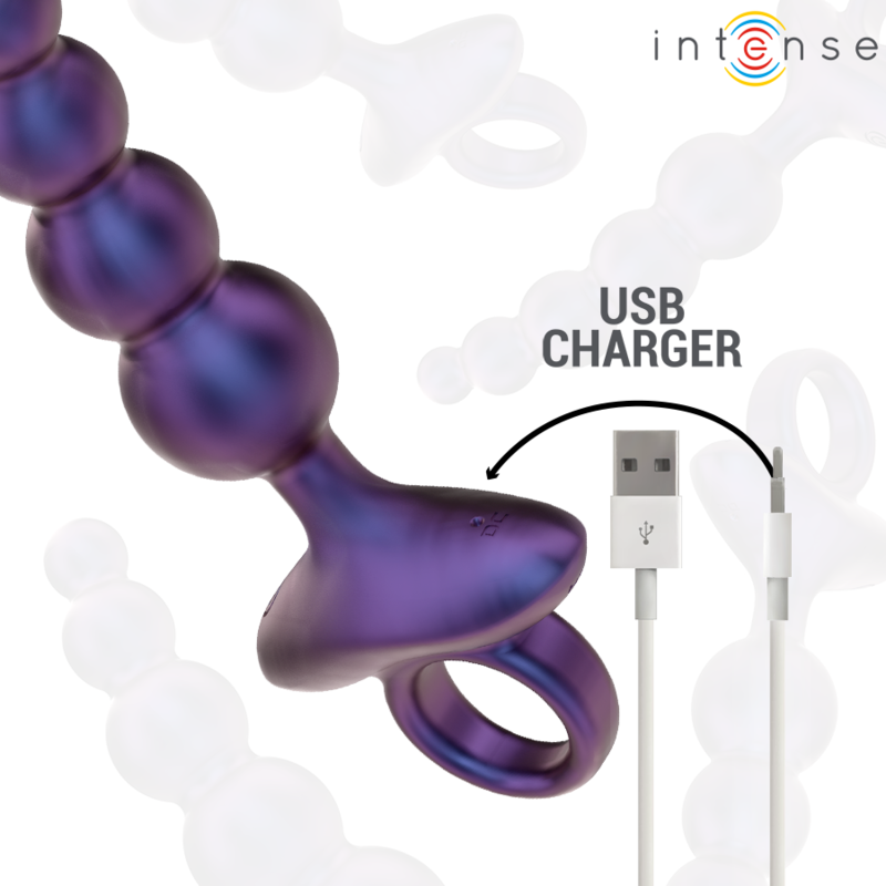 INTENSE - TITO MODELLO 3  PLUG ANALE VIBRANTE  CON TELECOMANDO