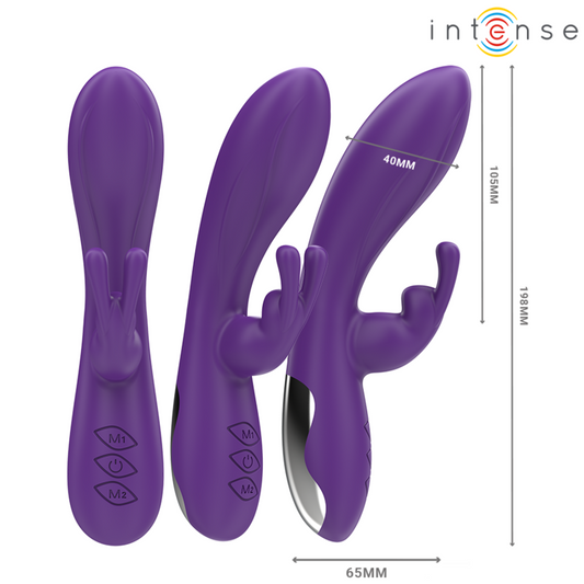 INTENSE - RANDALL VIBRATORE  RABBIT 10 MODALITA' DI VIBRAZIONE VIOLA