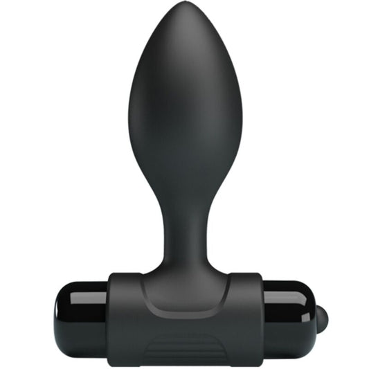 PRETTY LOVE - VIBRA BUTT PLUG ANALE NERO 10 VIBRAZIONI