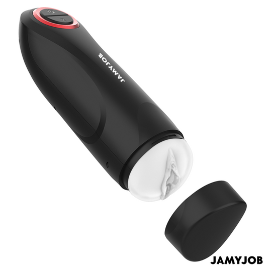JAMYJOB - GRAVITY MASTURBATORE CON VAGINA AUTOMATICO 
CON 5 MODALITÀ DI SPINTA ED EFFETTO SONORO