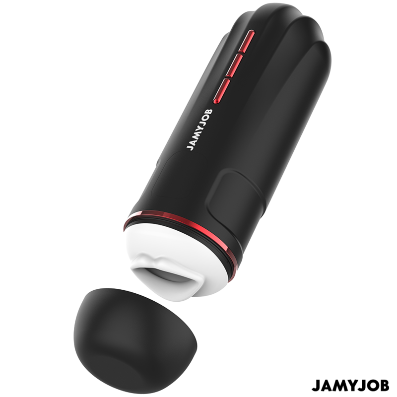 JAMYJOB - MEGABITE MASTURBATORE AUTOMATICO CON 5 MODALITÀ DI ASPIRAZIONE E VIBRAZIONE