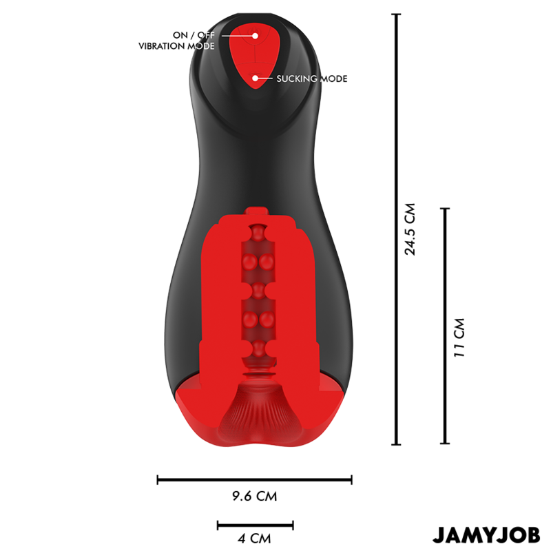 JAMYJOB - CORE-X MASTURBATORE AUTOMATICO 5 MODALITÀ DI ASPIRAZIONE E VIBRAZIONE