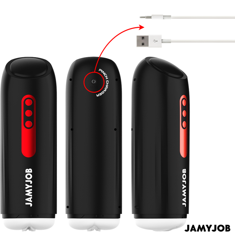 JAMYJOB - PHANTOM MASTURBATORE AUTOMATICO CON VAGINA  5 MODALITÀ DI ASPIRAZIONE E SPINTA