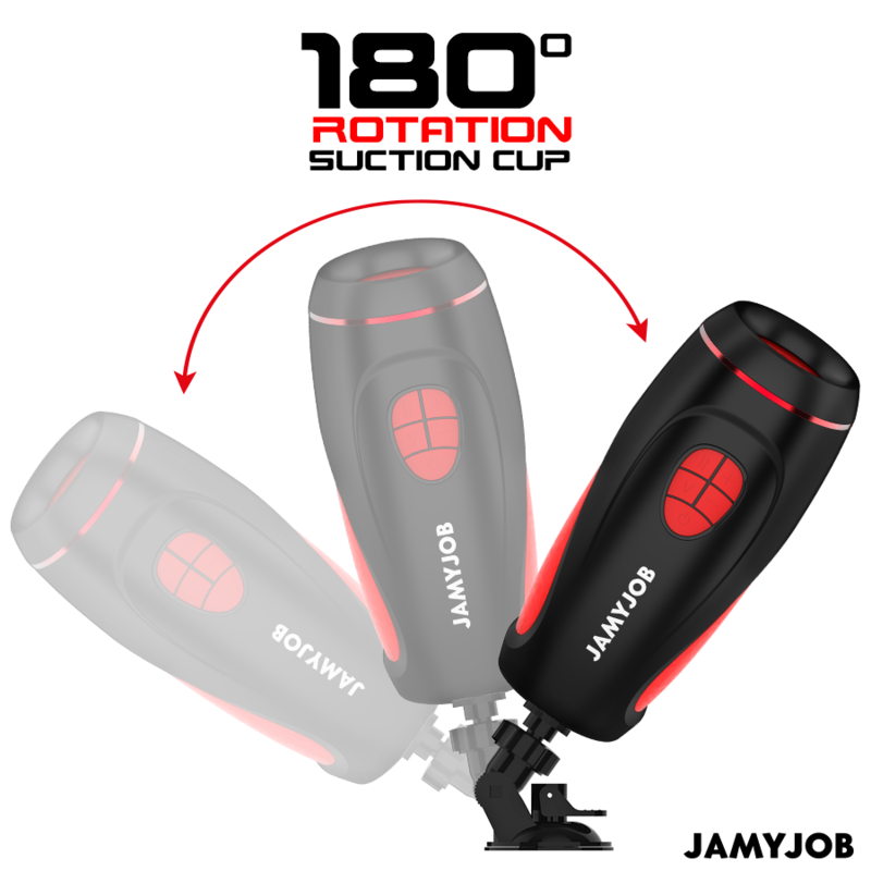 JAMYJOB - PYSTON MASTURBATORE AUTOMATICO CON DILDO PLUG IN RICARICABILE CON TELECOMANDO