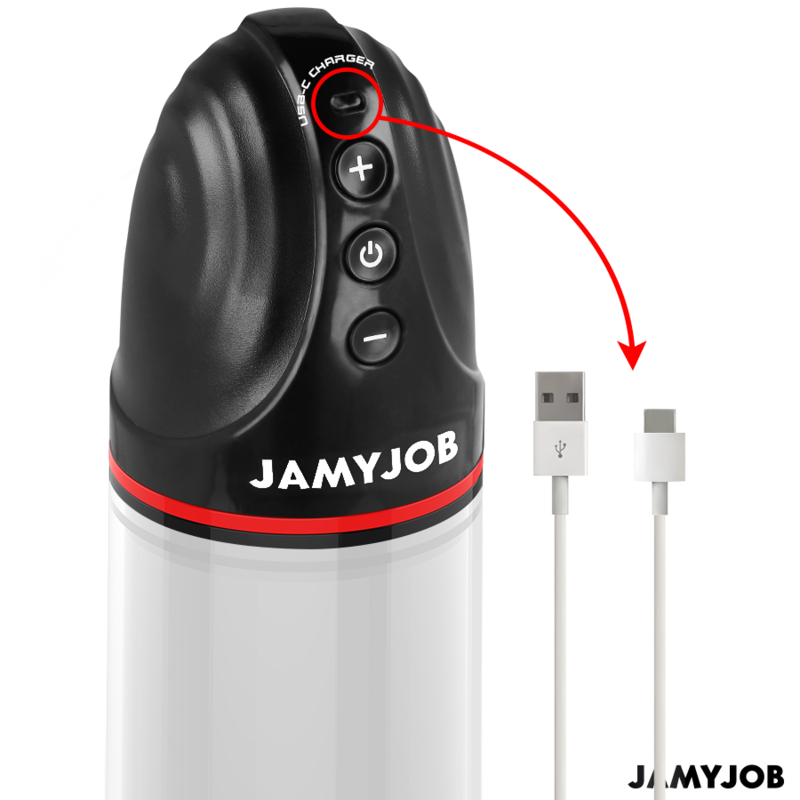 JAMYJOB - XPAND POMPA PER PENE  AUTOMATICA 3 LIVELLI DI ASPIRAZIONE GRIGIA