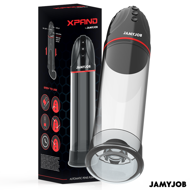 JAMYJOB - XPAND POMPA PER PENE  AUTOMATICA 3 LIVELLI DI ASPIRAZIONE