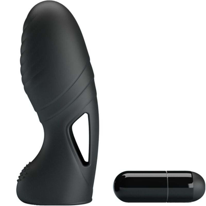 PRETTY LOVE -  ALAN DITALE VIBRATORE IN SILICONE NERO