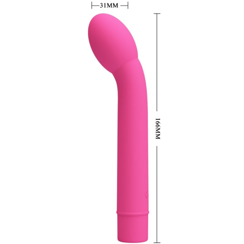 PRETTY LOVE - VIBRATORE LOGAN STIMOLATORE PUNTO G 10 FUNZIONI ROSA