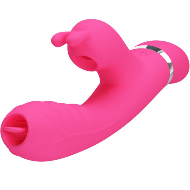 PRETTY LOVE -  PHOENIX VIBRATORE MULTIFUNZIONE RABBIT ROSA