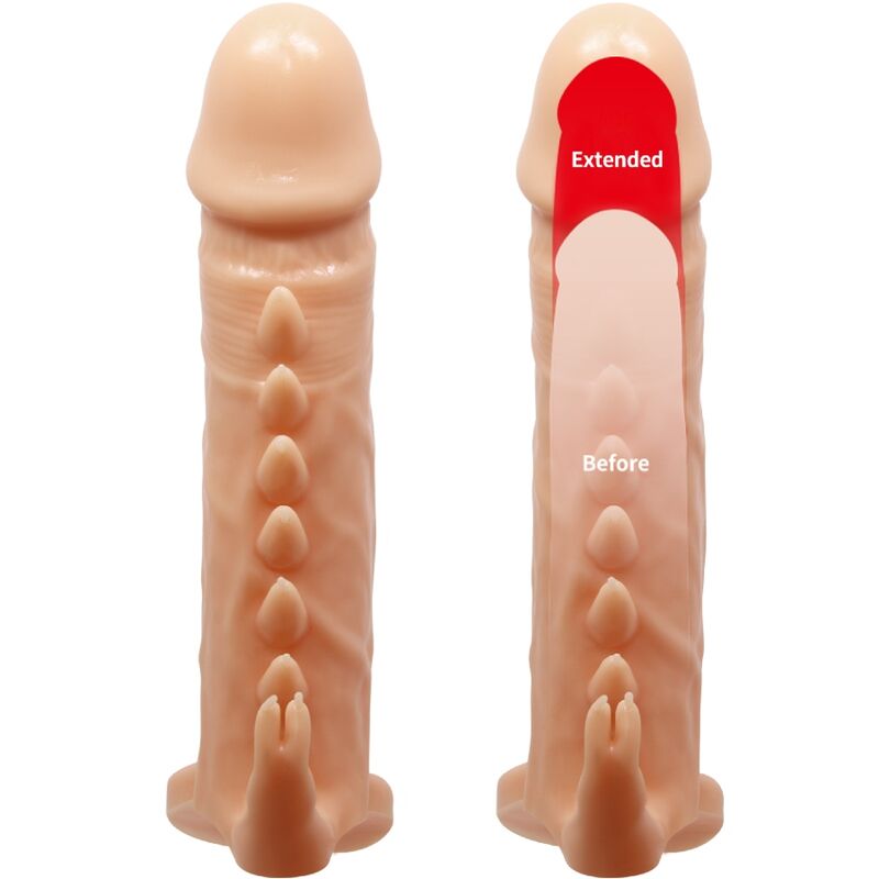 PRETTY LOVE - EMMIT GUAINA PER PENE + STIMOLATORE PER CLITORIDE 
