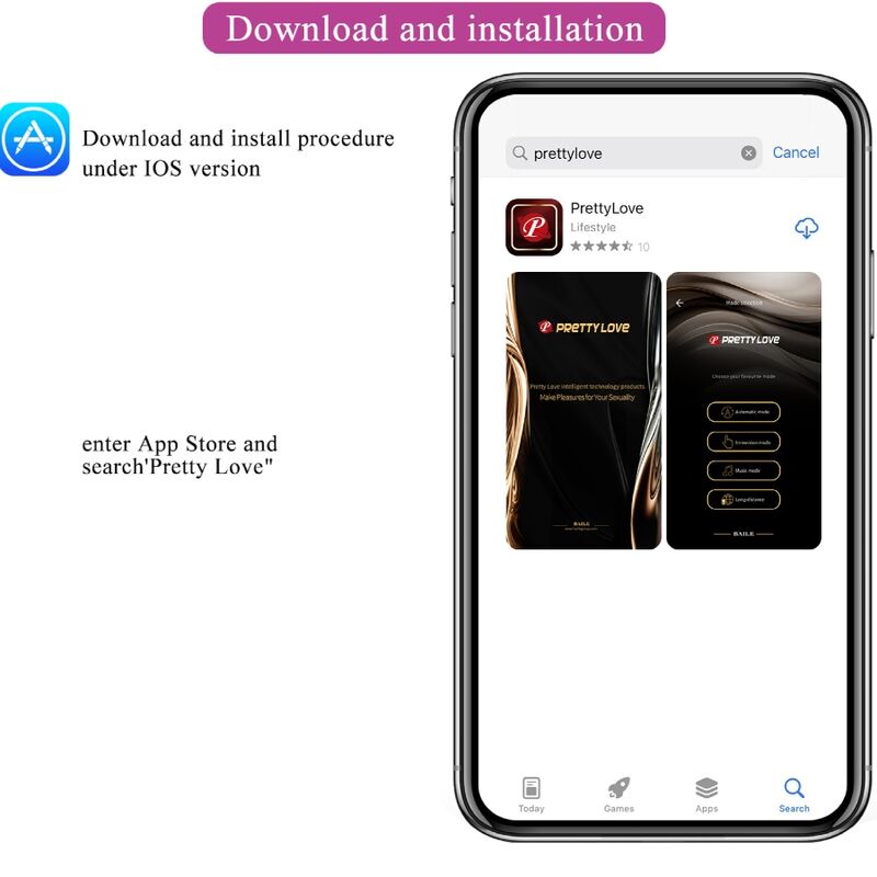 PRETTY LOVE - MASSAGGIATORE CLITORIDE LAY-ON FRANZ VIBRANTE APP GRATUITA VIOLA