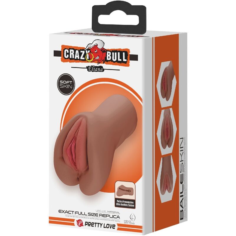 CRAZY BULL - ELIANA MASTURBATORE CON VAGINA E ANO CARAMEL