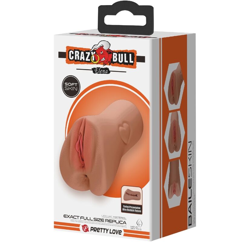 CRAZY BULL - ELENA MASTURBATORE CON VAGINA E ANO