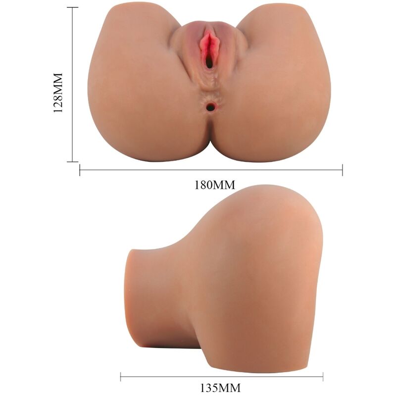 CRAZY BULL -  MILA MASTURBATORE REALISTICO VIBRANTE CON VAGINA E ANO 