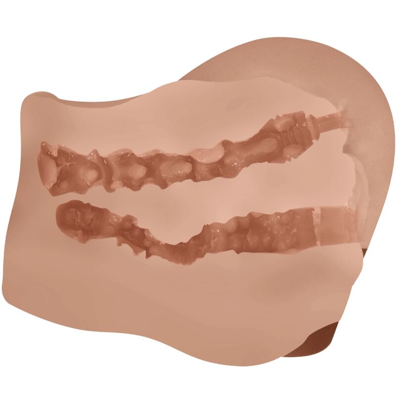 CRAZY BULL - MILA CULO MASTURBATORE REALISTICO VIBRANTE CON VAGINA E ANO CARAMEL