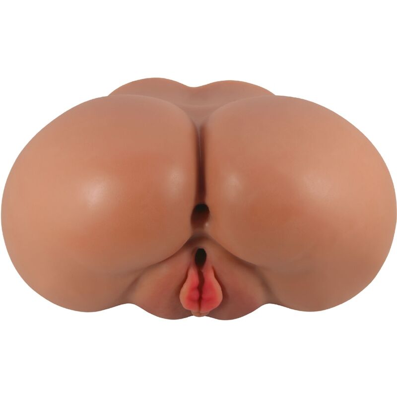 CRAZY BULL - LUNA CULO MASTURBATORE REALISTICO VIBRANTE CON VAGINA E ANO CARAMEL