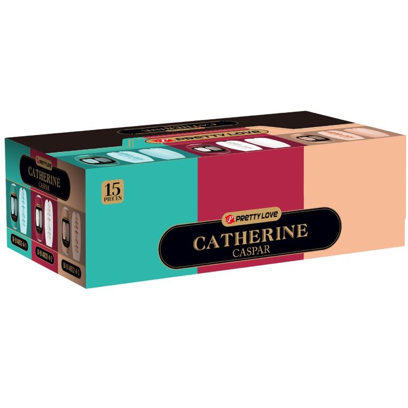 PRETTY LOVE - CASPAR PACK MASTURBATORI MASCHILI ASSORTITI 15 PZ
