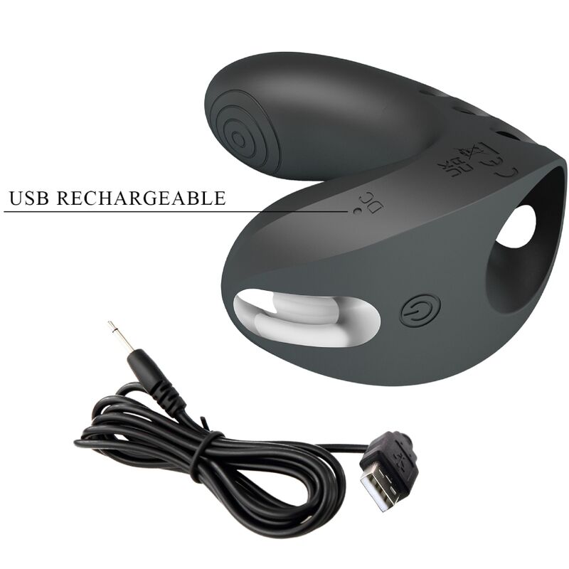 PRETTY LOVE - CAMELIA DITALE VIBRATORE 7 FUNZIONI NERO