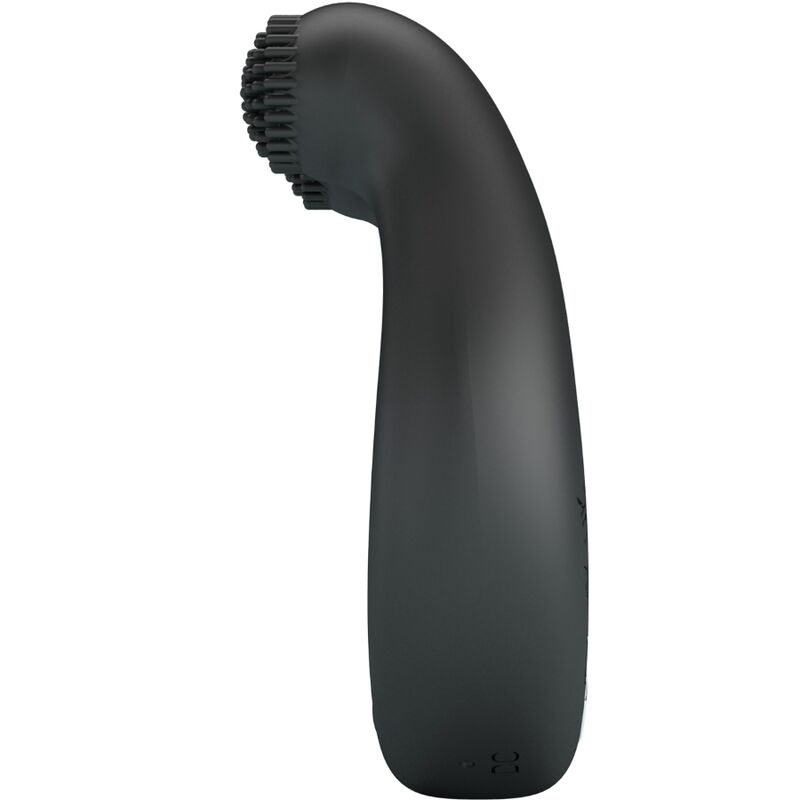 PRETTY LOVE - ANELLO PENE DAHLIA VIBRANTE CON STIMOLATORE CLITORIDEO NERO