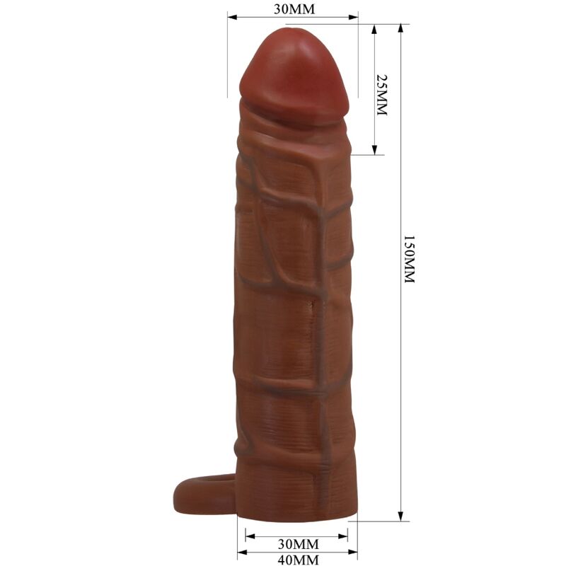 PRETTY LOVE - GUAINA PENE KAILE CON PROLUNGA 2,5 CM CARAMEL
