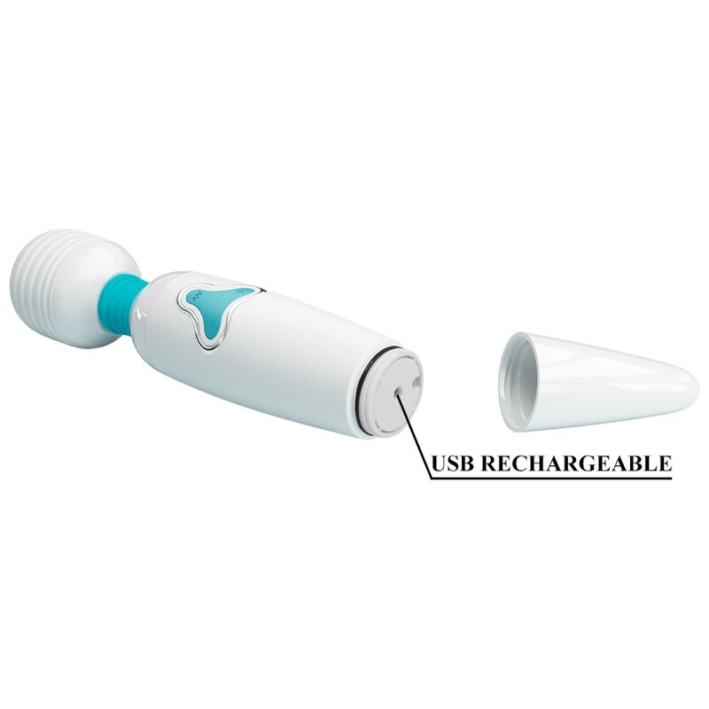 PRETTY LOVE - STAVROS WAND VIBRATORE  7 FUNZIONI BIANCO