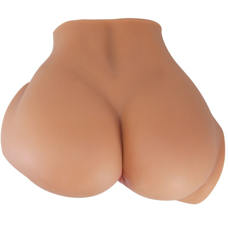 CRAZY BULL - EMILIA CULO MASTURBATORE REALISTICO VIBRANTE CON VAGINA E ANO CARAMEL