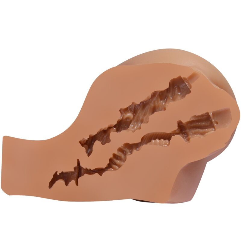 CRAZY BULL - KYLIE  CULO MASTURBATORE REALISTICO VIBRANTE CON VAGINA E ANO CARAMEL