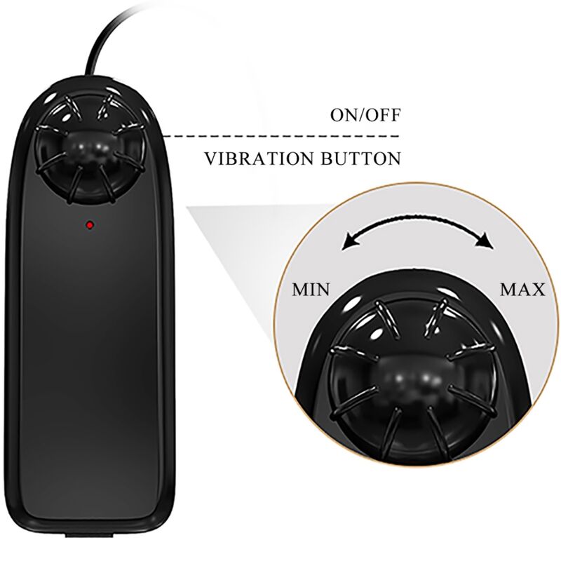 BAILE - BEAUTIFUL ENCOUNTER CATOBLEPAS VIBRATORE REALISTICO TELECOMANDO 20,6 CM NUDE