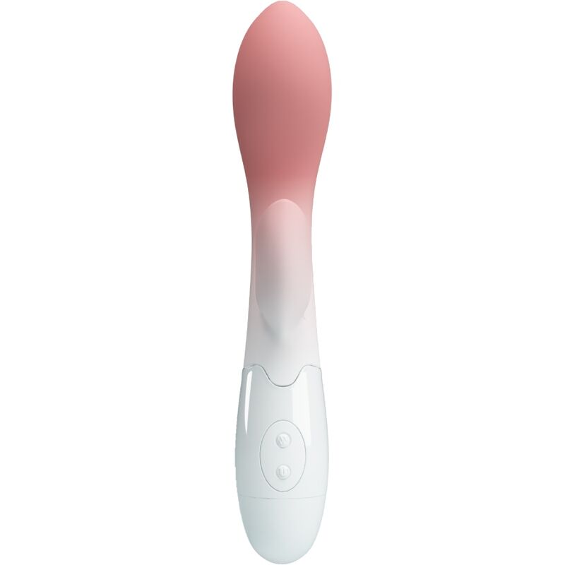 PRETTY LOVE - VIBRATORE BRIGHTY  CON STIMOLATORE PUNTO G E CLITORIDE ROSA
