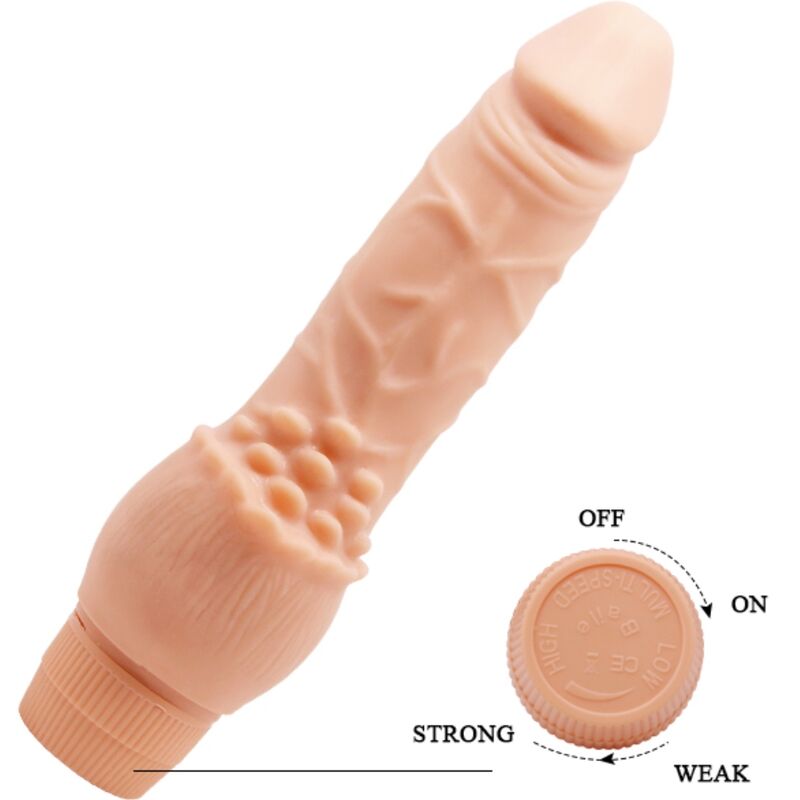VIBRATORE REALISTICO BARBARA CLARK 19,5 CM NUDE