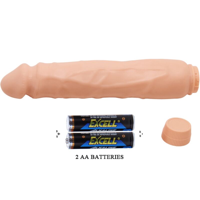 BAILE - JACK VIBRATORE REALISTICO 26 CM NUDE