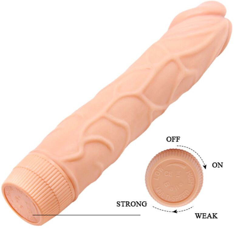 BAILE - BOB VIBRATORE REALISTICO 22,5 CM NUDE