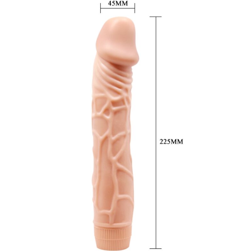 BAILE - DILDO REALISTICO VIBRANTE BOB 22,5 CM NUDE