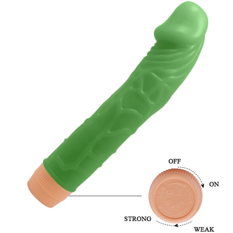 BAILE - BILL VIBRATORE REALISTICO 22.5 CM VERDE