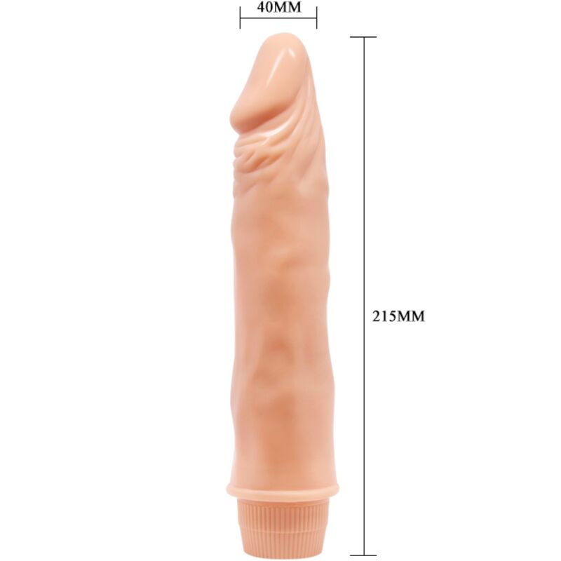 BAILE - DWARF VIBRATORE REALISTICO 21 CM NUDE