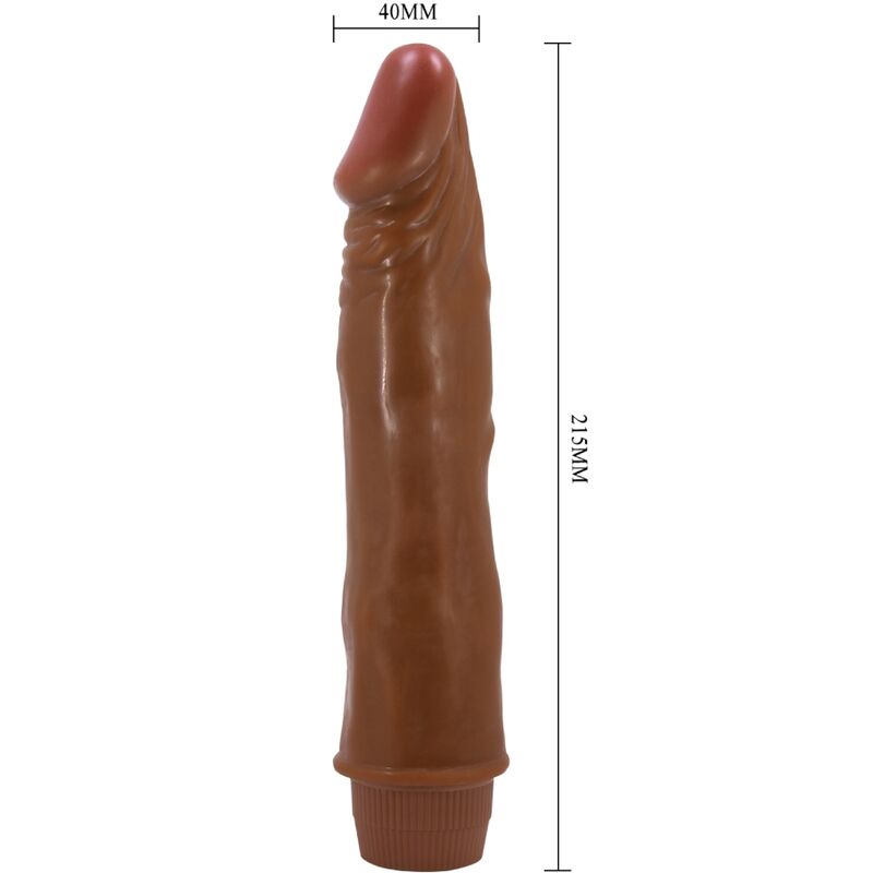 BAILE - BARBARA DILDO VIBRATORE REALISTICO 21 CM MULATTO