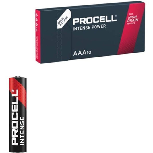 PROCELL - INTENSE POWER BATTERIE ALKALINE LR03 AAA 1,5 V SCATOLA DA 10