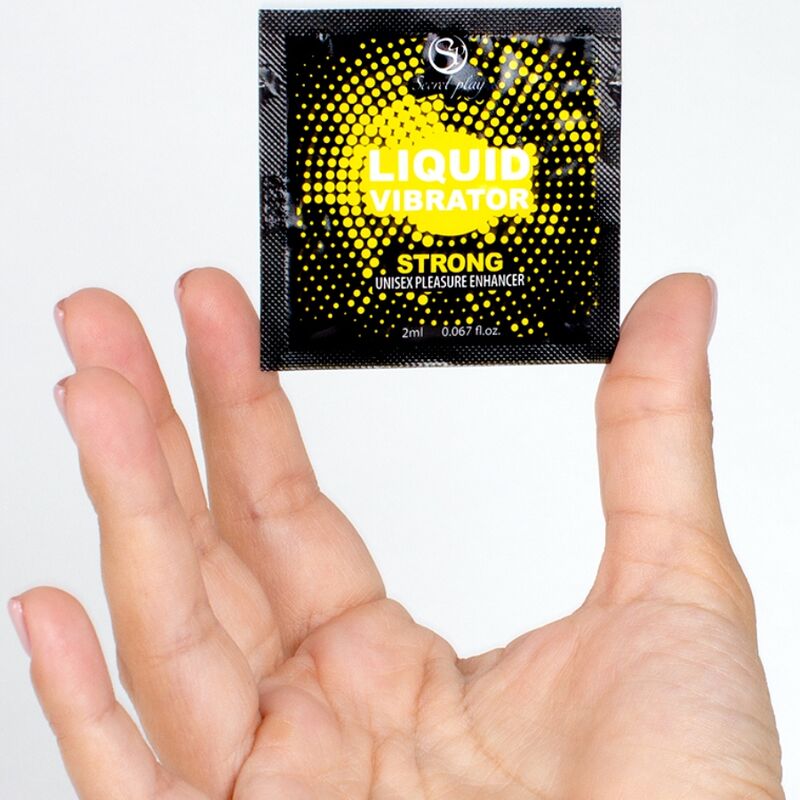 SECRETPLAY - STRONG VIBRATORE LIQUIDO STIMOLATORE UNISEX MONODOSE 2 ML