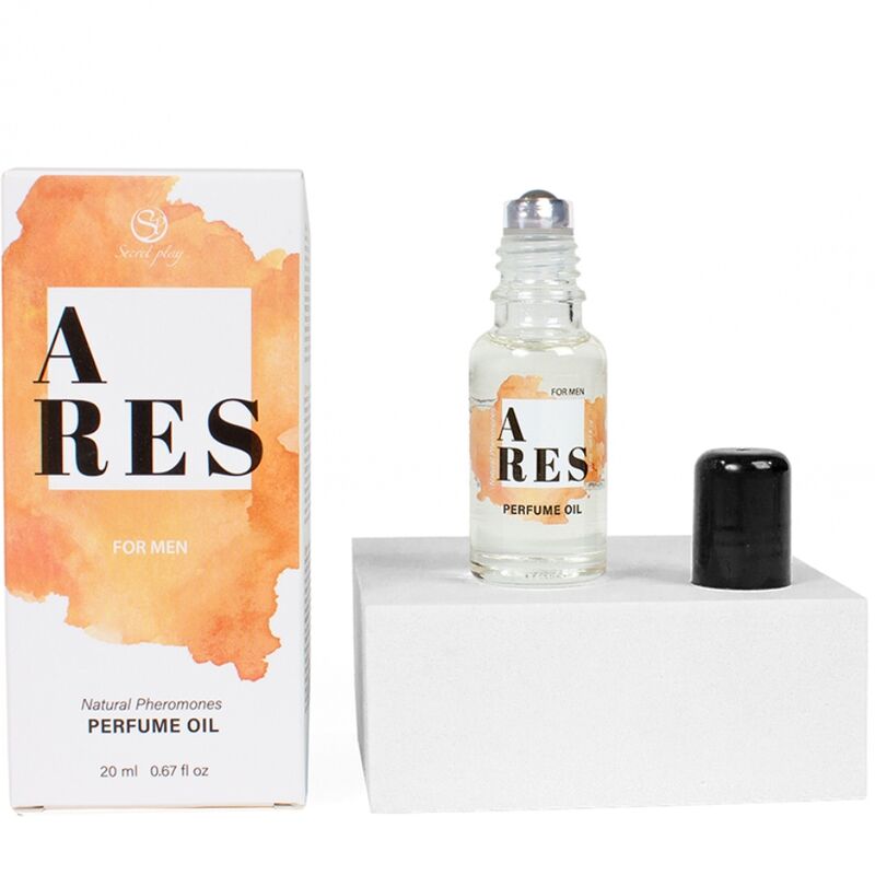 SECRETPLAY - ARES PROFUMO NATURALE AI FEROMONI IN OLIO PER UOMO 20 ML